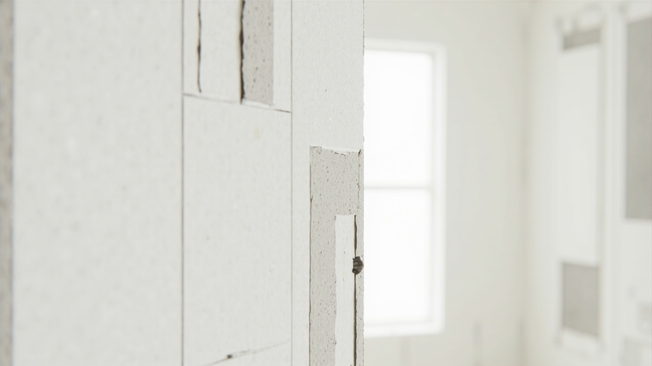 Clear visual example of drywall finish Level 0