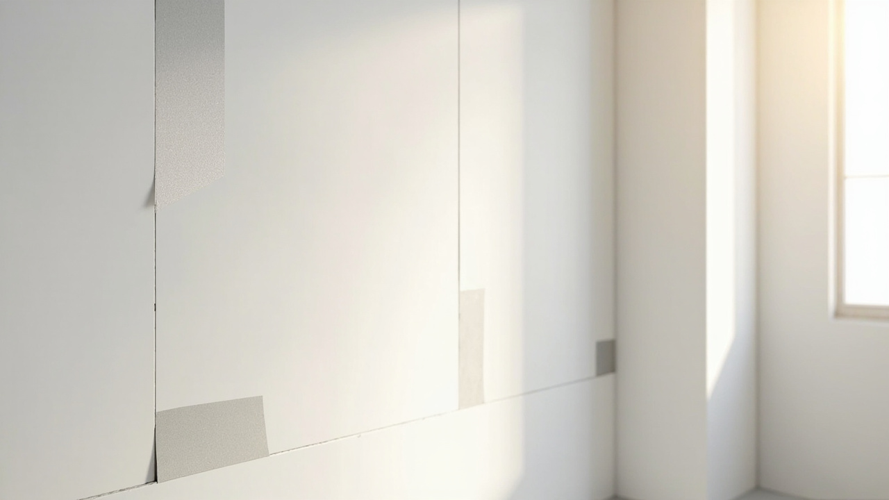 Clear visual example of drywall finish Level 1