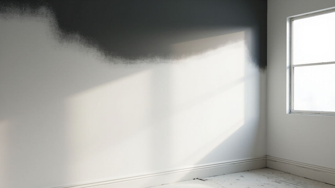 Clear visual example of drywall finish Level 5